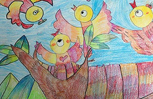儿童孩子模仿画画和千篇一律怎么办？