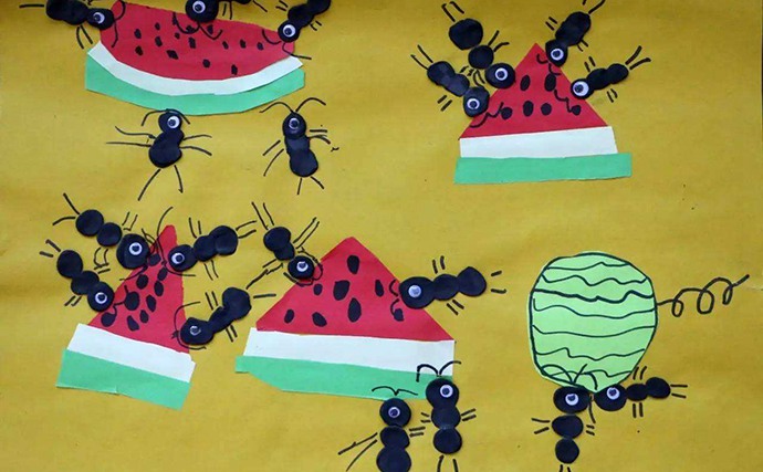 6岁儿童绘本教案「蚂蚁和西瓜」