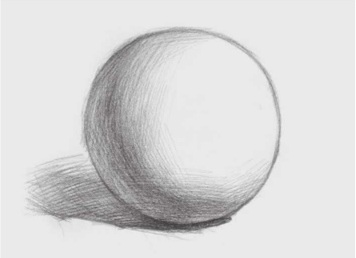 素描球体的画法（2）