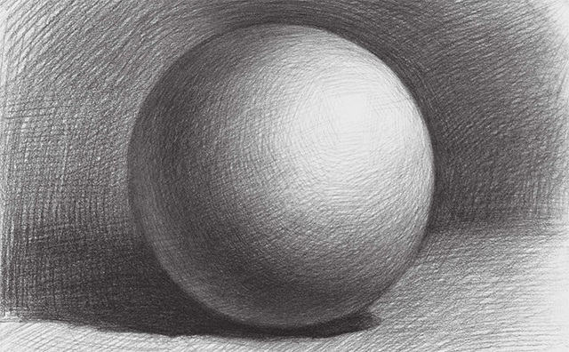 素描球体的画法（4）