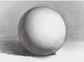 素描球体的画法（3）