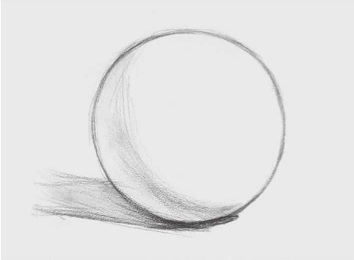 素描球体的画法（1）