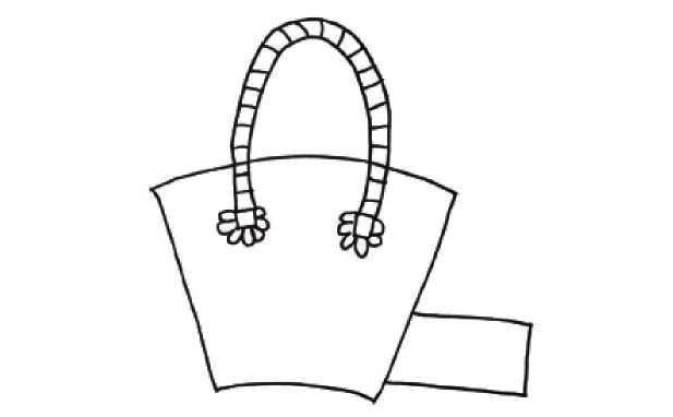 儿童装饰画:给妈妈设计的包的画法