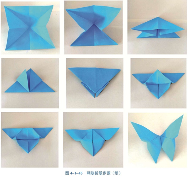 蝴蝶折纸步骤（2）