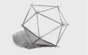 正五边形多面体的画法（4）