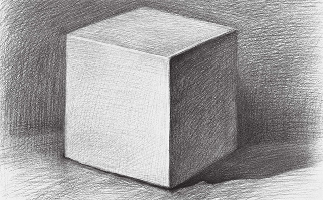 素描正方体的画法（4）