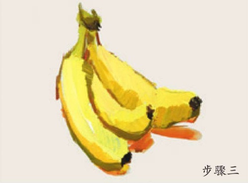 香蕉色彩怎么画（4）