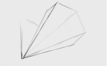 六棱锥体画法（1）