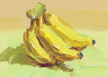 色彩香蕉的画法(4)