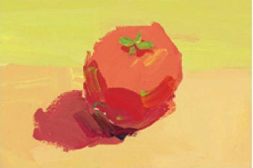 色彩西红柿的画法(3)