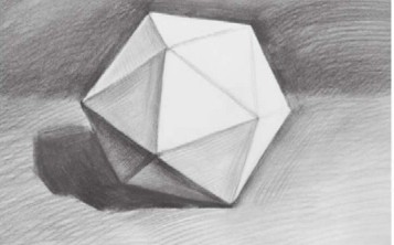 石膏正三角形多面体的画法（4）