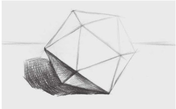 石膏正三角形多面体的画法（2）
