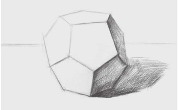 石膏正五边形多面体的画法（2）
