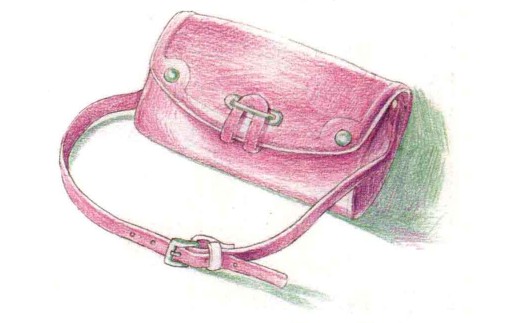 粉色皮包怎么画(2)