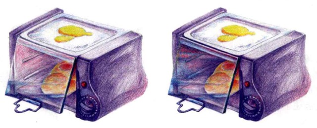 儿童画烤箱怎么画（6）