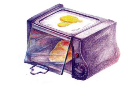 儿童画烤箱怎么画（7）