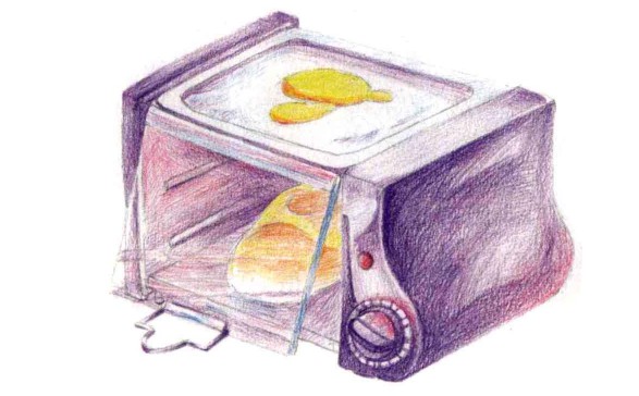 儿童画烤箱怎么画（3）