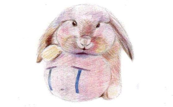 儿童垂耳兔怎么画（2）